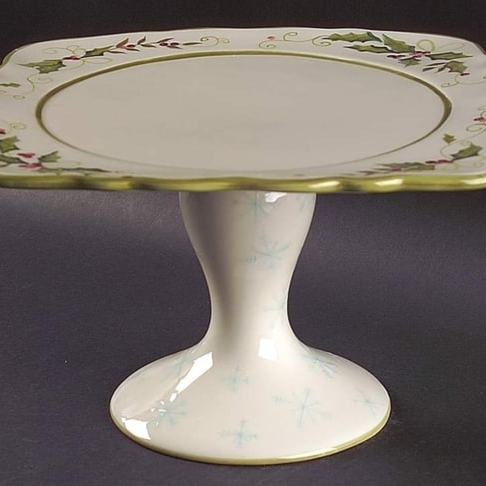 Sweet Tidings By Tracy Porter 11" Diameter Pedestal Cake Stand